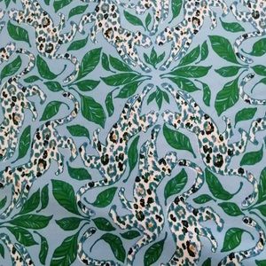 Leapin leopards top knot